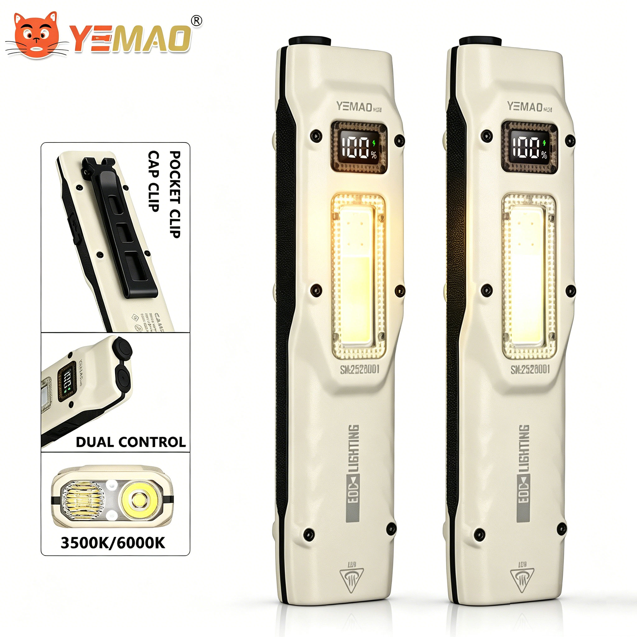Outdoor Lighting Usa - Przenośna latarka taktyczna YEMAO M28 o