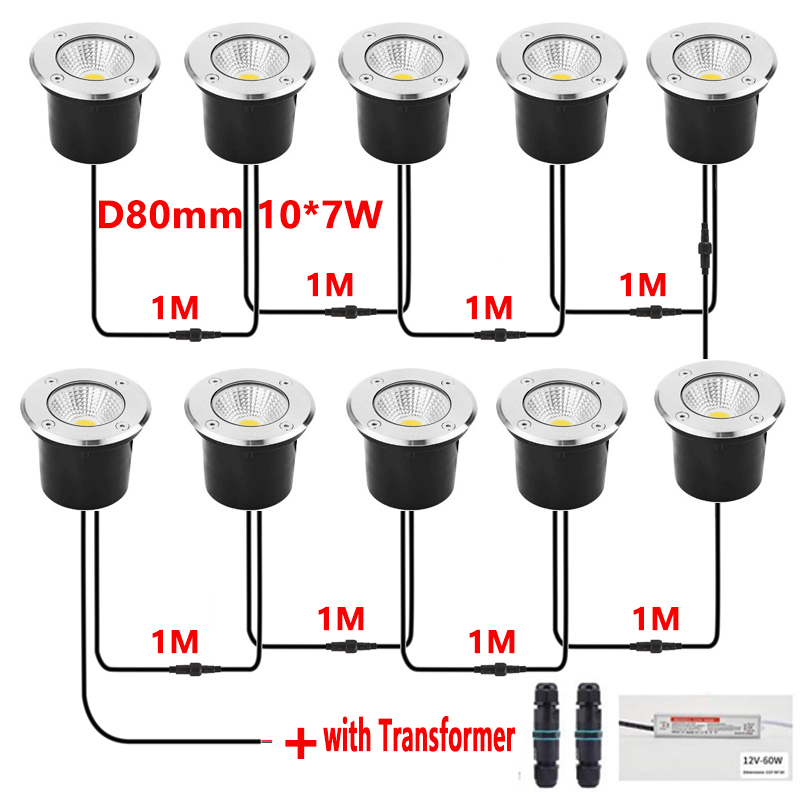 Outdoor Lighting Underground Wiring - Lampa LED gruntowa 12V IP67 wodoodporna,