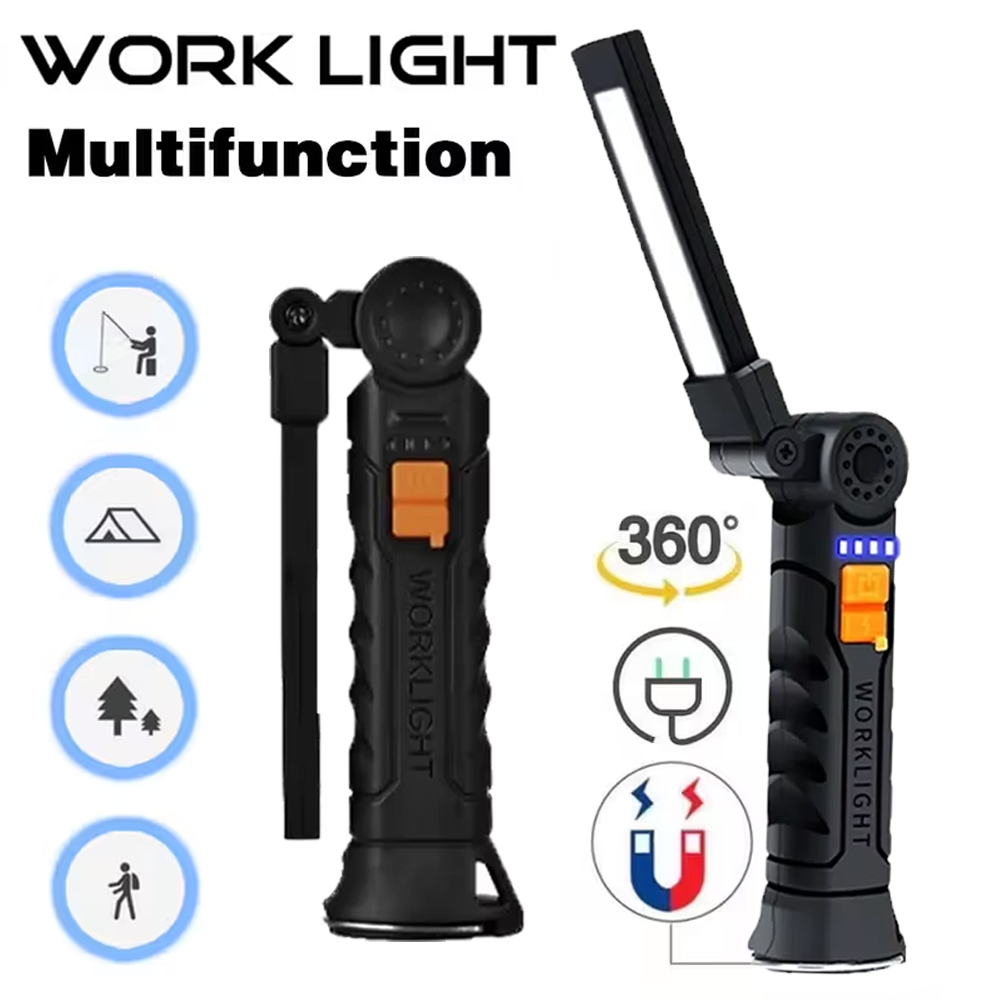 Outdoor Lighting Usa - Przenośna latarka LED COB ładowana przez