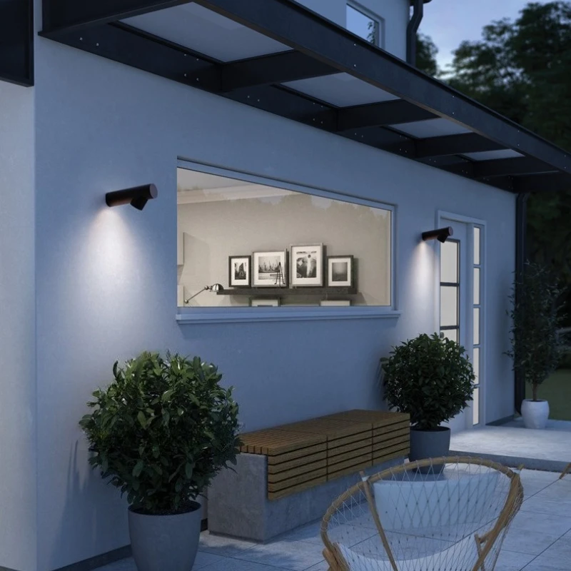 Outdoor Lighting Unique - Lampa Ścienna LED SANDYHA Nowoczesna Unikalny