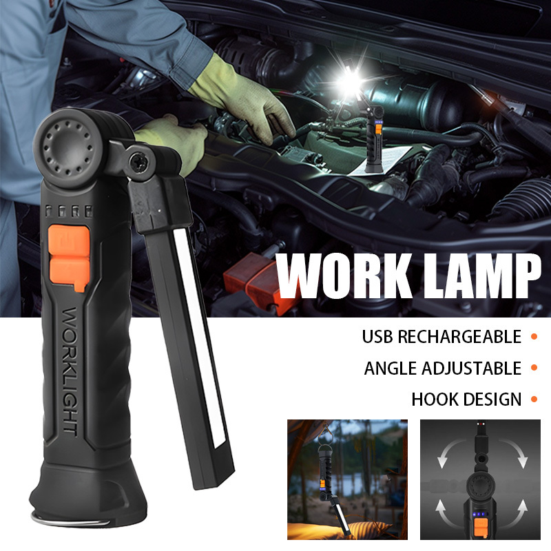Hanging Outdoor Lighting - Przenośna latarka LED COB, ładowana przez