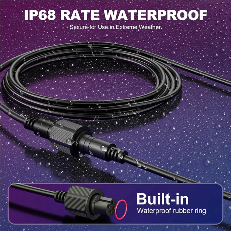 Outdoor Lighting Govee - Kabel przedłużający M12K-2Pcs 10FT do zewnętrznych