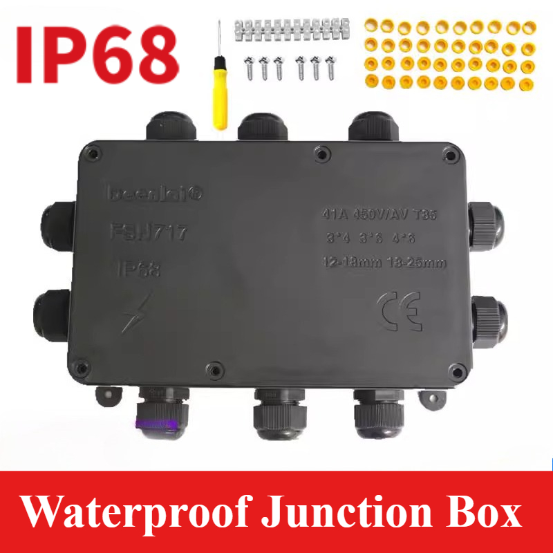 Outdoor Lighting Underground Wiring - 10-drożna puszka przyłączeniowa do oświetlenia LED