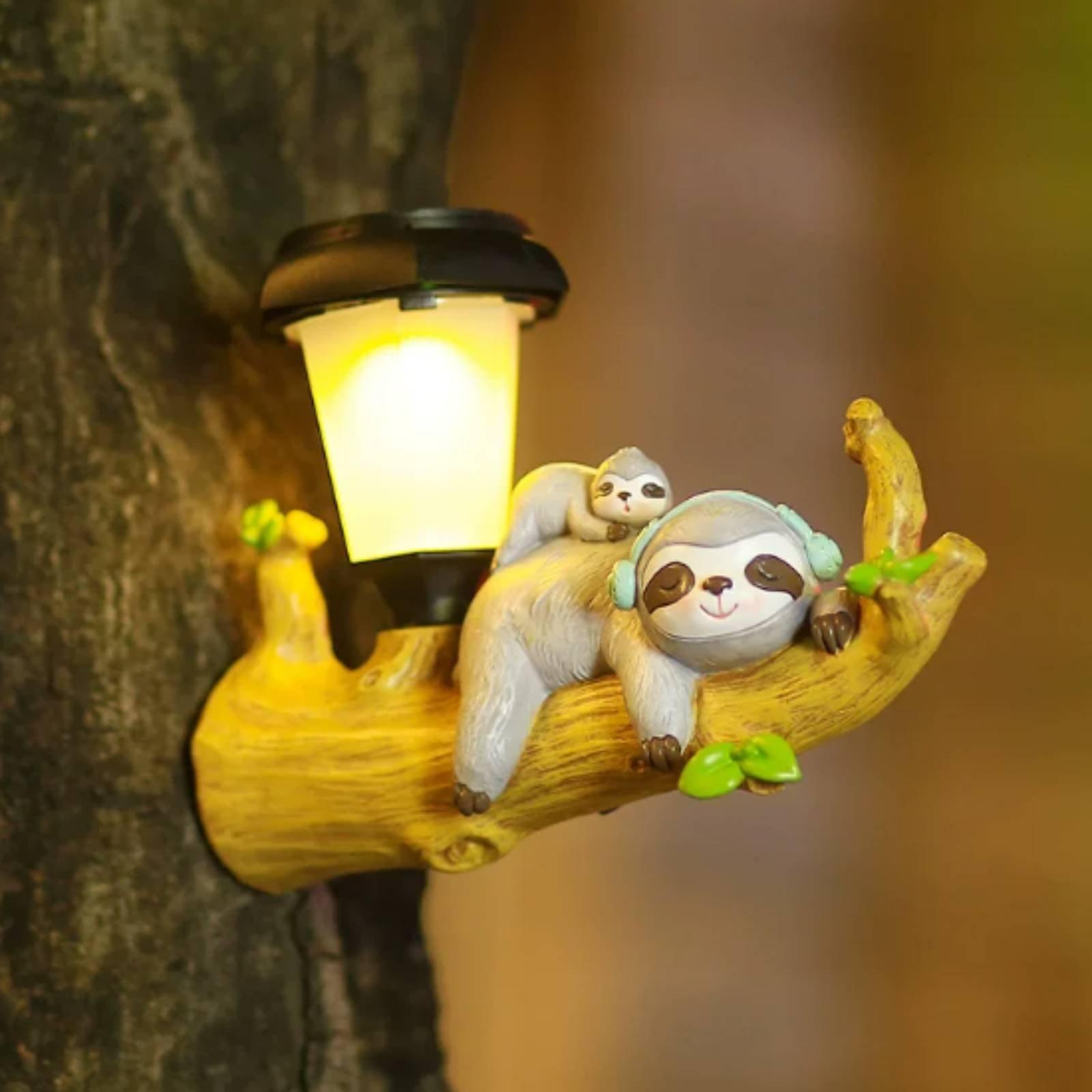 Hanging Outdoor Lighting - Żyrnowana lampa solarna wisząca na zewnątrz
