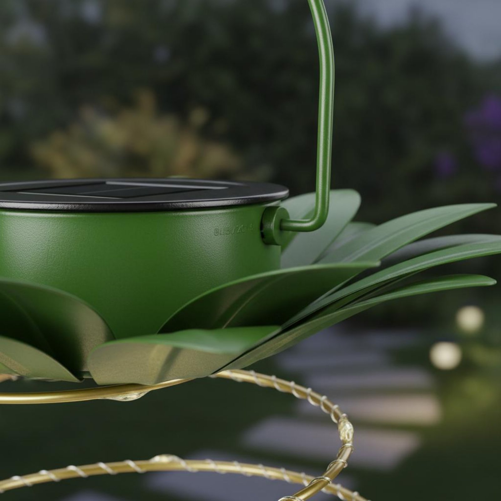 Hanging Outdoor Lighting - 2 sztuki Solarnych Lamp Ananasowych Wodoodpornych