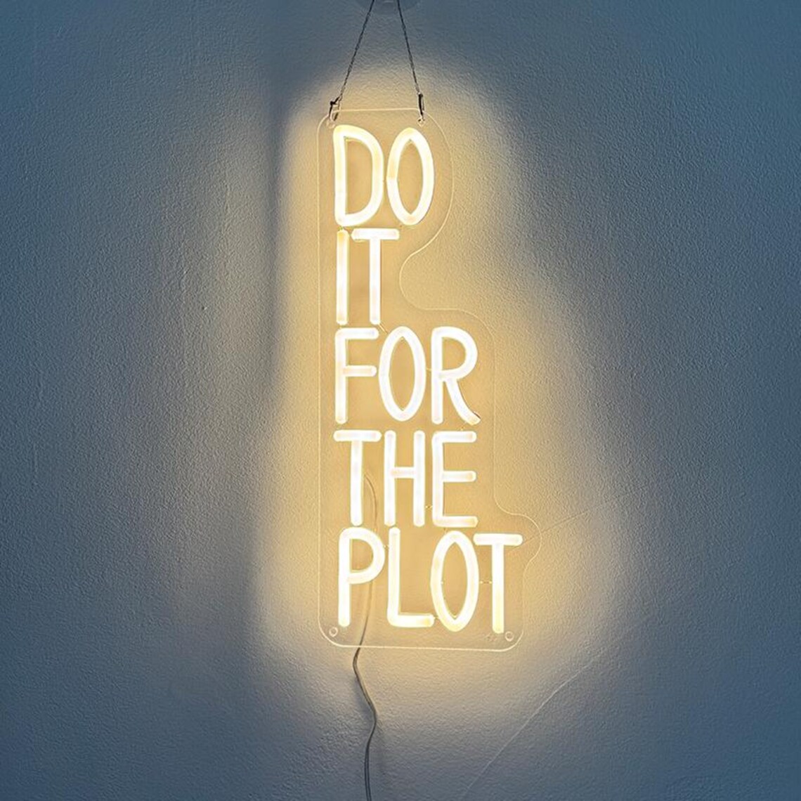 Outdoor Lighting Quotes - Neon z napisem: Do It For