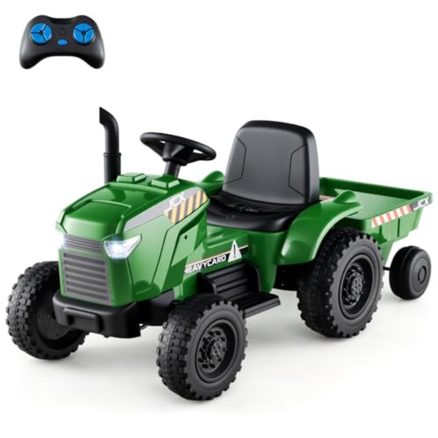 Outdoor Lighting Remote Control - Traktor z przyczepą do zabawy na