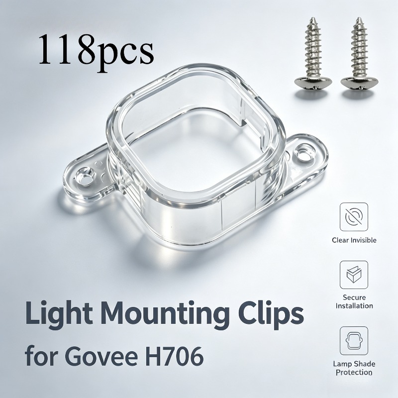 118 szt. Przezroczystych klips – Outdoor Lighting Govee recenzja i cena