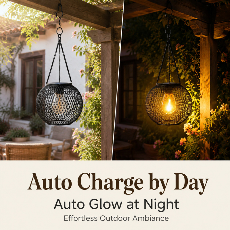 Solarna lampa podłogowa LED do – Hanging Outdoor Lighting recenzja i cena