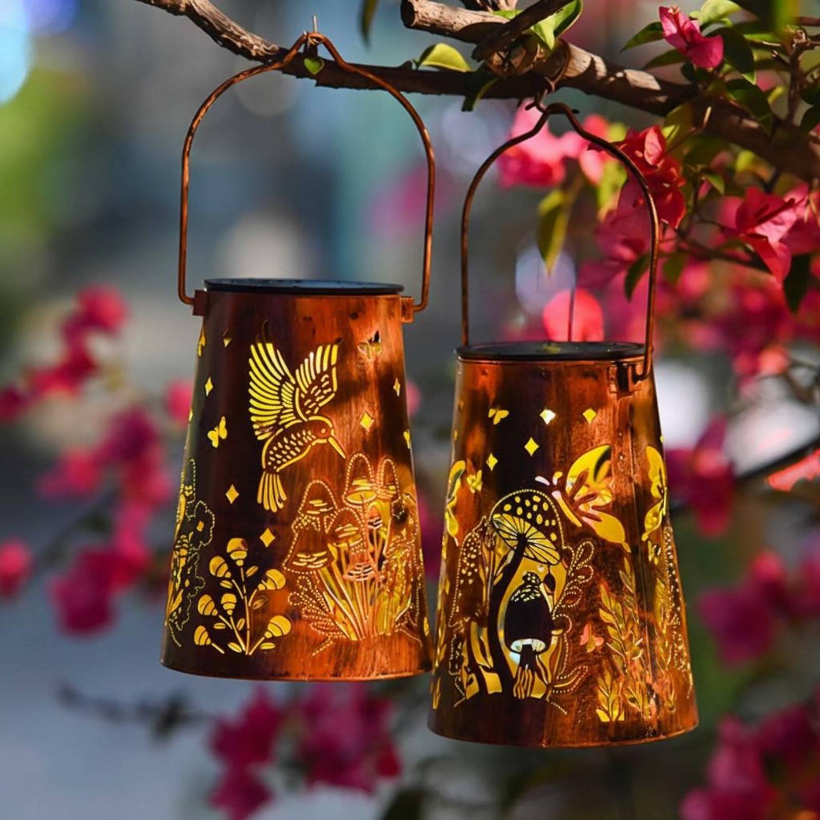 Wzór lampionu w stylu kwiatowy – Hanging Outdoor Lighting recenzja i cena