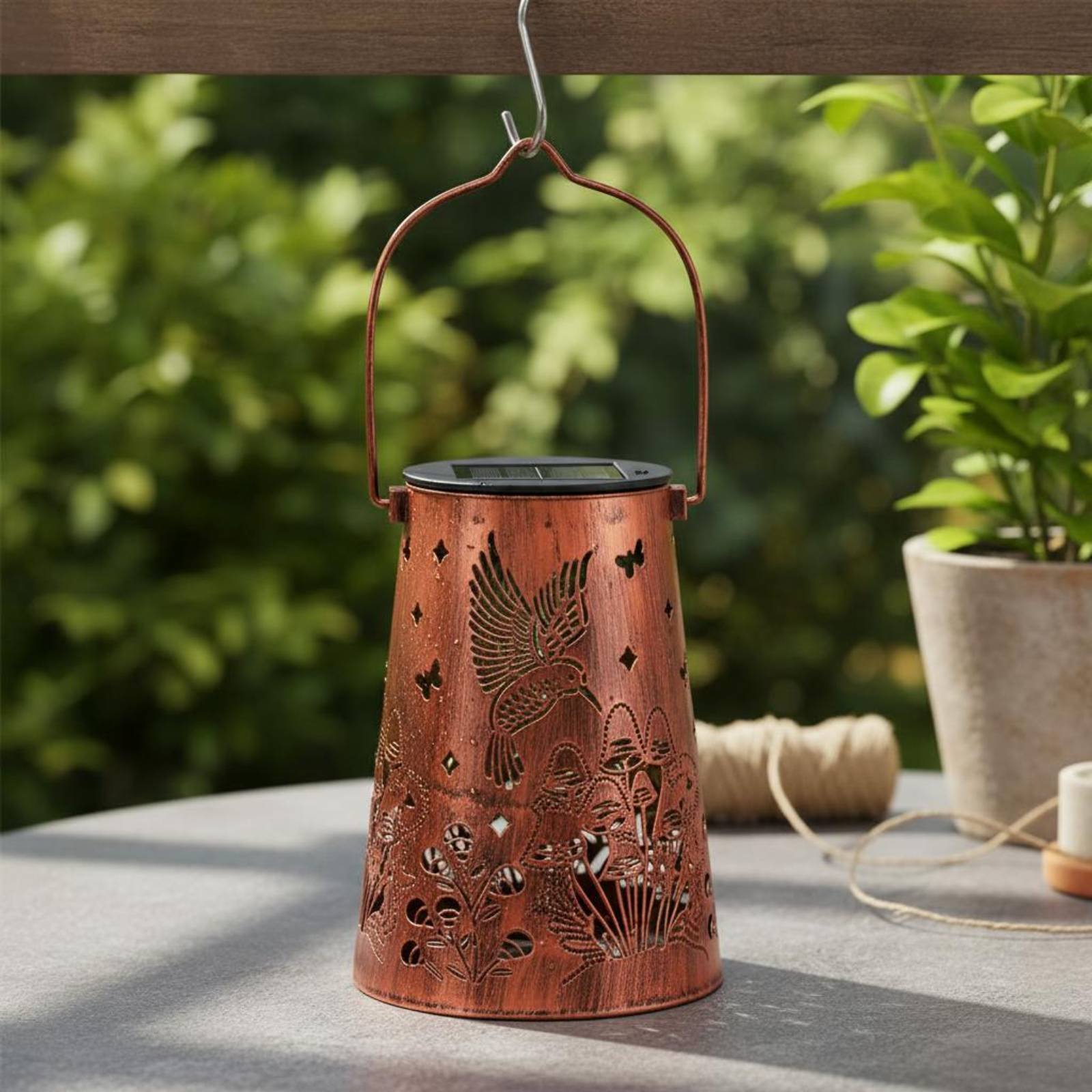 Wzór lampionu w stylu kwiatowy – Hanging Outdoor Lighting recenzja i cena