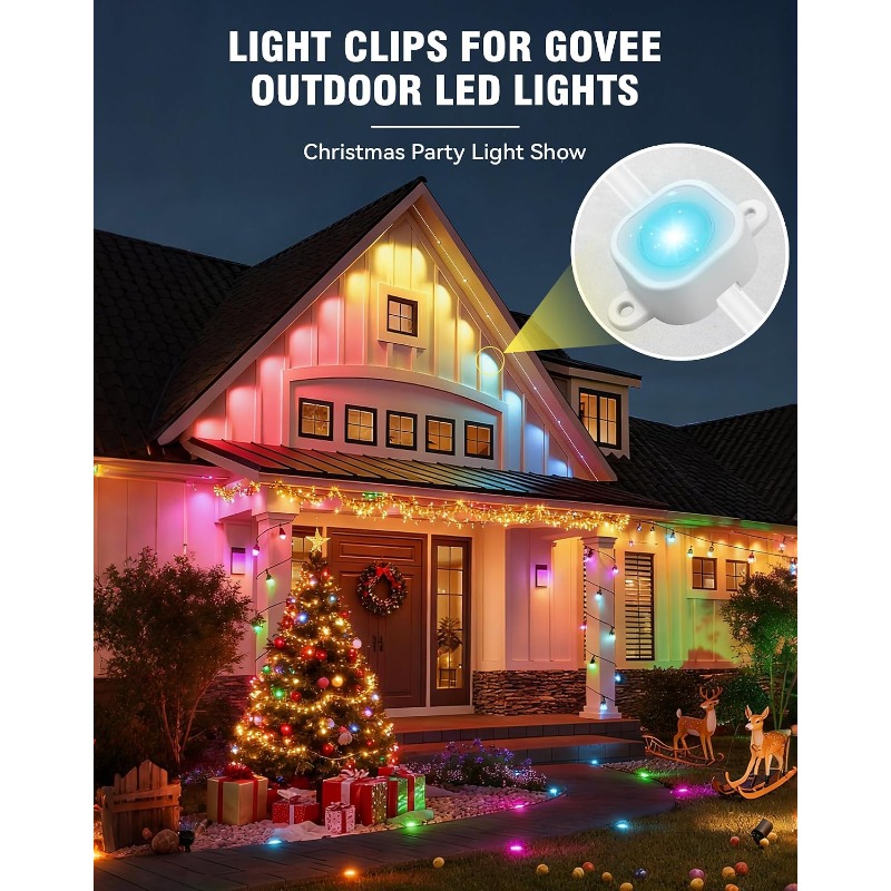 200 szt. Klipsów do lamp zewnę – Outdoor Lighting Govee recenzja i cena