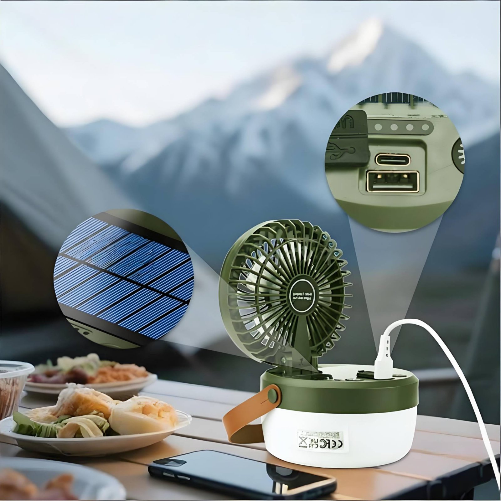 Solarna lampa kempingowa z wen – Hanging Outdoor Lighting recenzja i cena