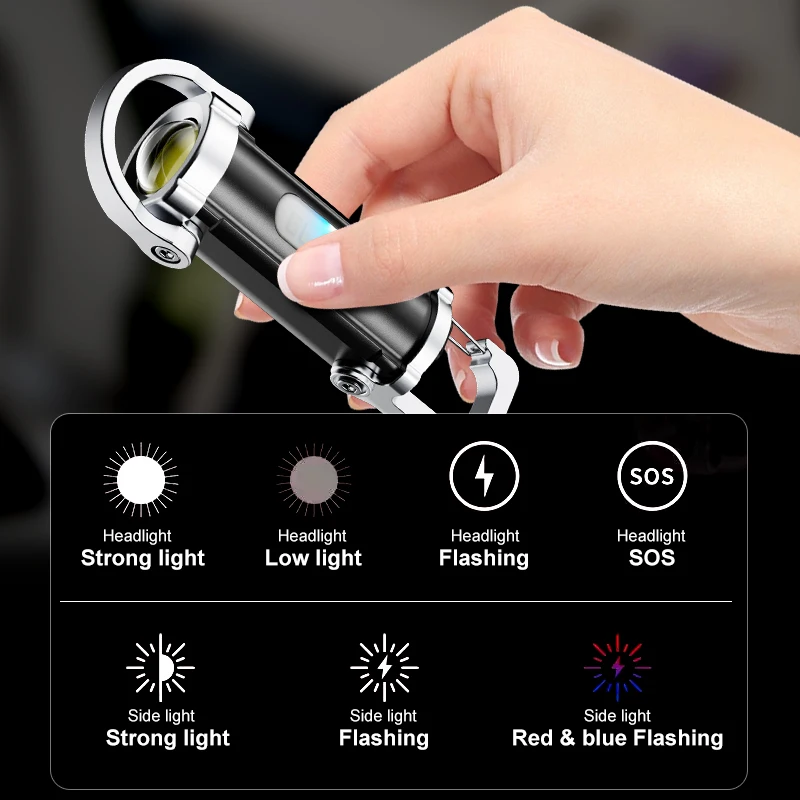 Mocna latarka LED EDC na brelo – Hanging Outdoor Lighting recenzja i cena