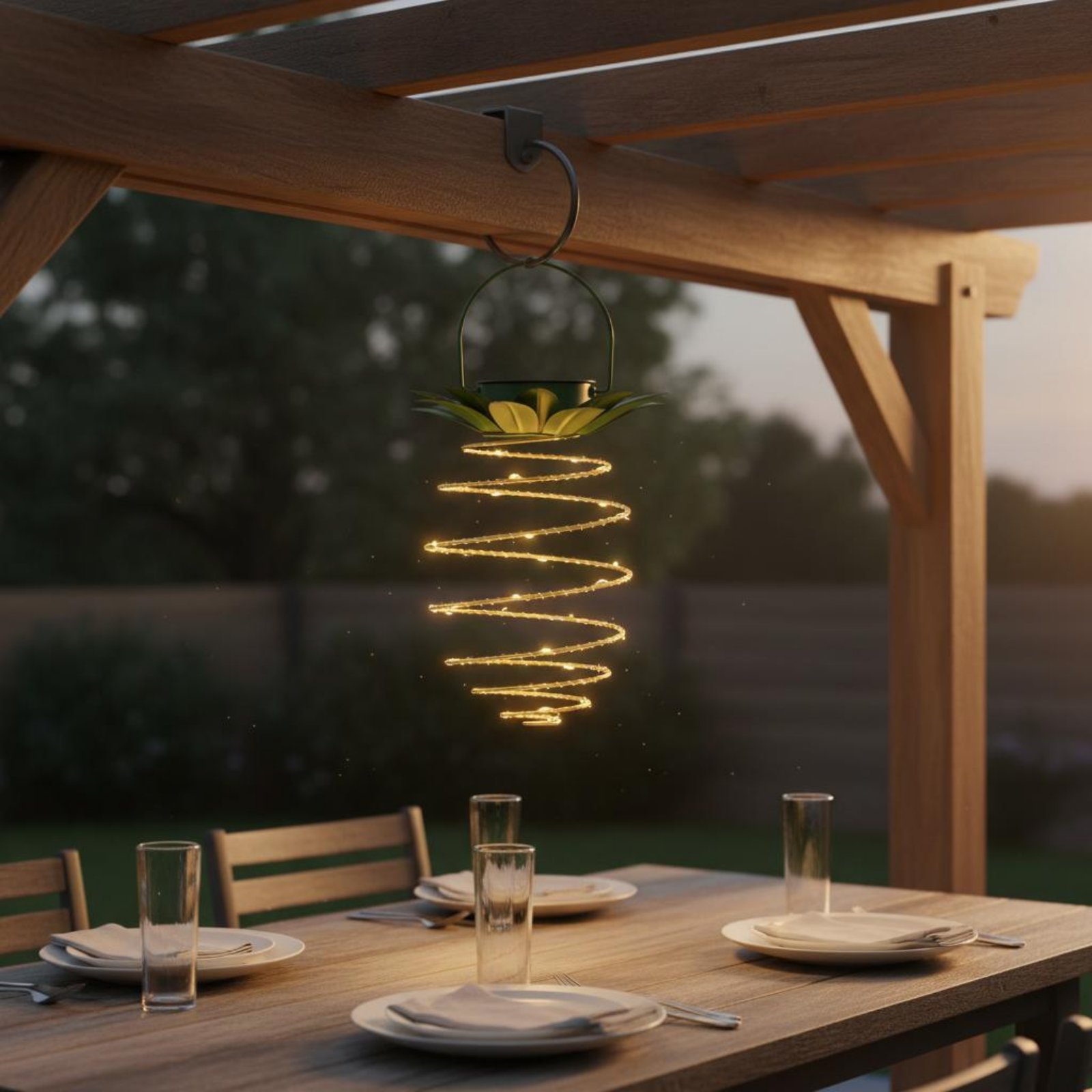 2 sztuki Solarnych Lamp Ananas – Hanging Outdoor Lighting recenzja i cena