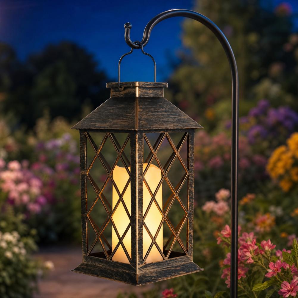 Retro Lampion Solarny, Zewnętr – Hanging Outdoor Lighting recenzja i cena
