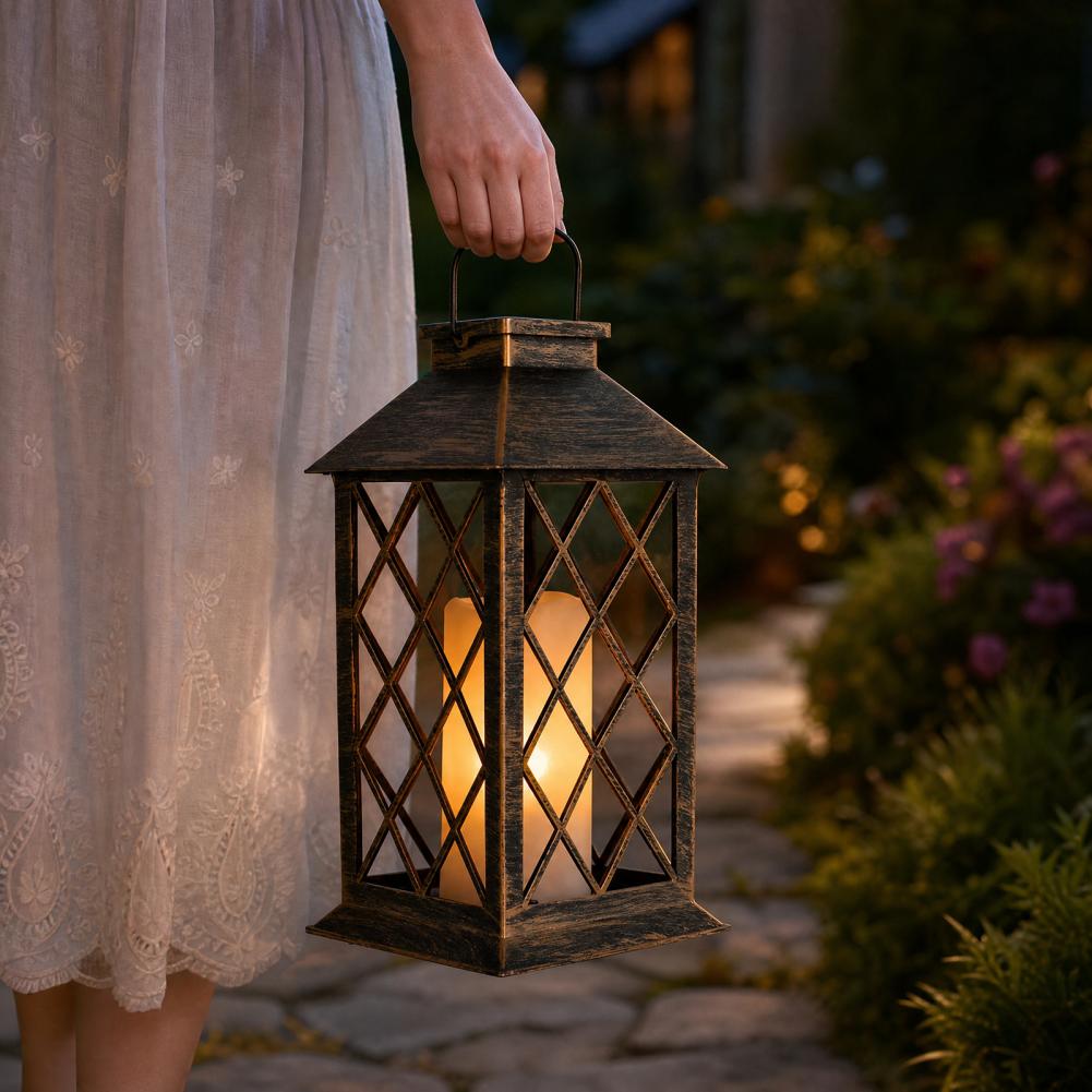 Retro Lampion Solarny, Zewnętr – Hanging Outdoor Lighting recenzja i cena