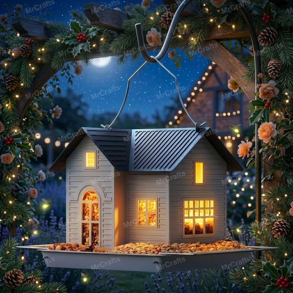 Wiszący metalowy karmnik dla p – Outdoor Lighting Unique recenzja i cena