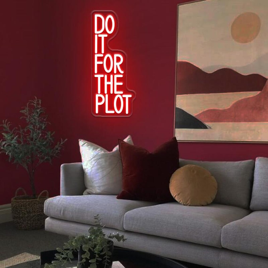 Neon z napisem: Do It For The  – Outdoor Lighting Quotes recenzja i cena