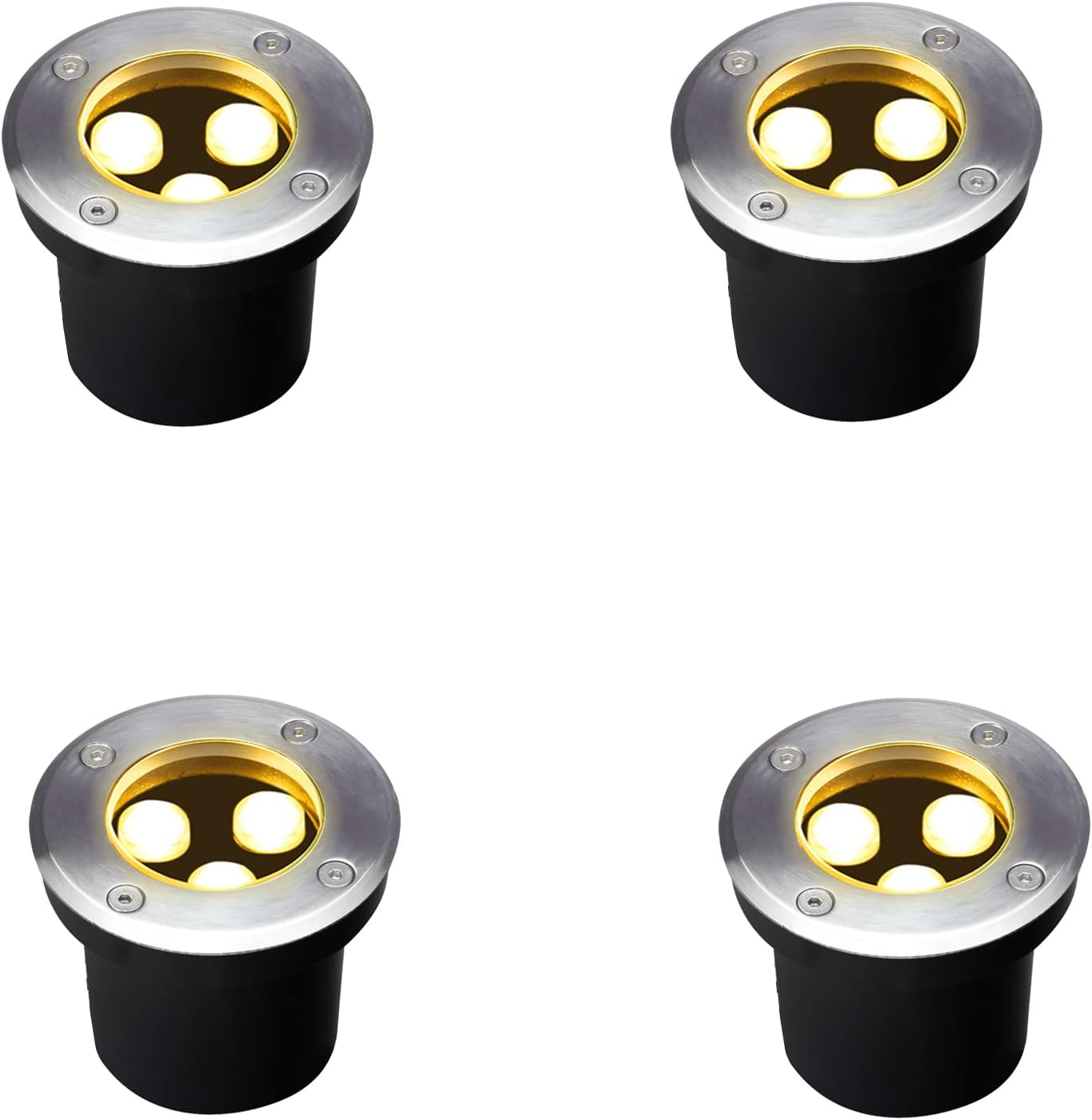 Zestaw 4 lamp gruntowych zewnę – Outdoor Lighting Underground Wiring recenzja i cena