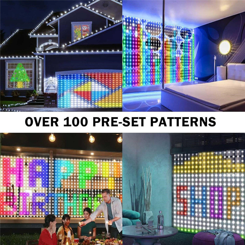 1/2 SZT. 400 LED Kurtyna Świet – Outdoor Lighting Remote Control recenzja i cena