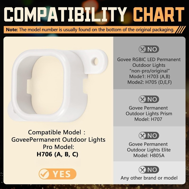 52/88/138 szt. Klipsy do lampe – Outdoor Lighting Govee recenzja i cena