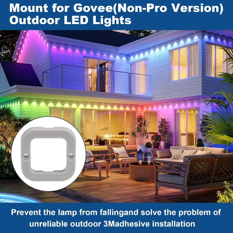 28/45/68 szt. klipsów LED do u – Outdoor Lighting Govee recenzja i cena
