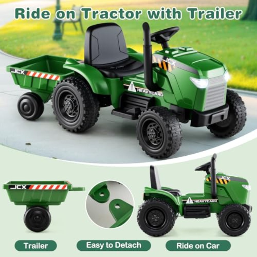 Traktor z przyczepą do zabawy  – Outdoor Lighting Remote Control recenzja i cena