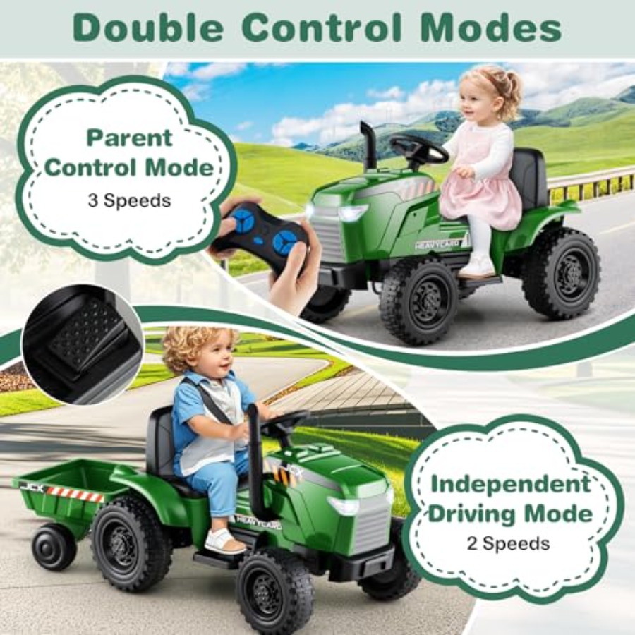 Traktor z przyczepą do zabawy  – Outdoor Lighting Remote Control recenzja i cena